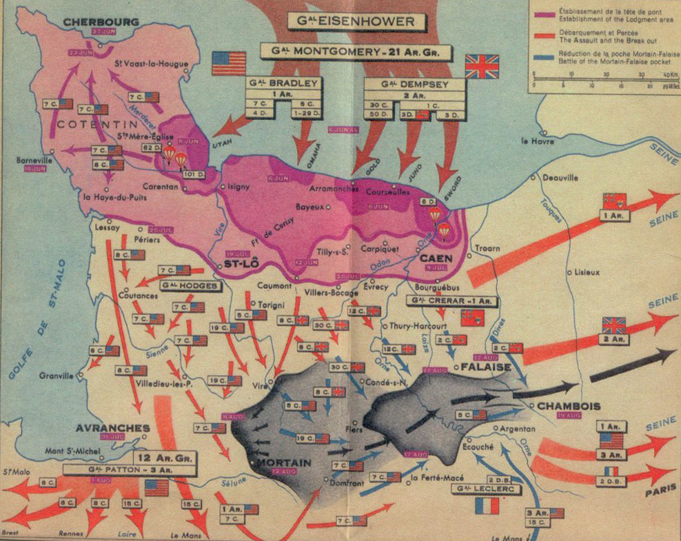 D-Day Map